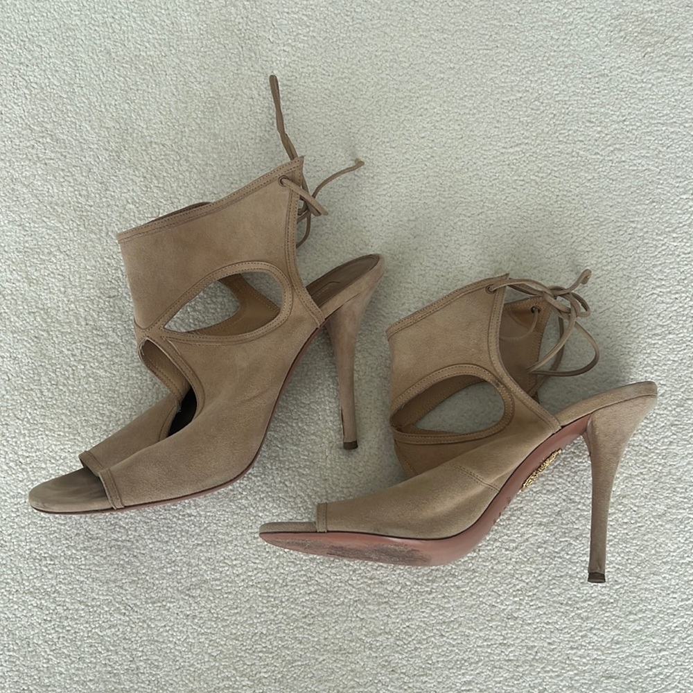 Aquazzura beige sandal